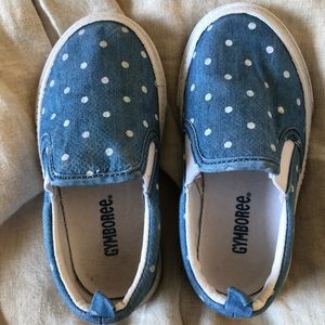 Polka Dot Slip Ons- Toddler